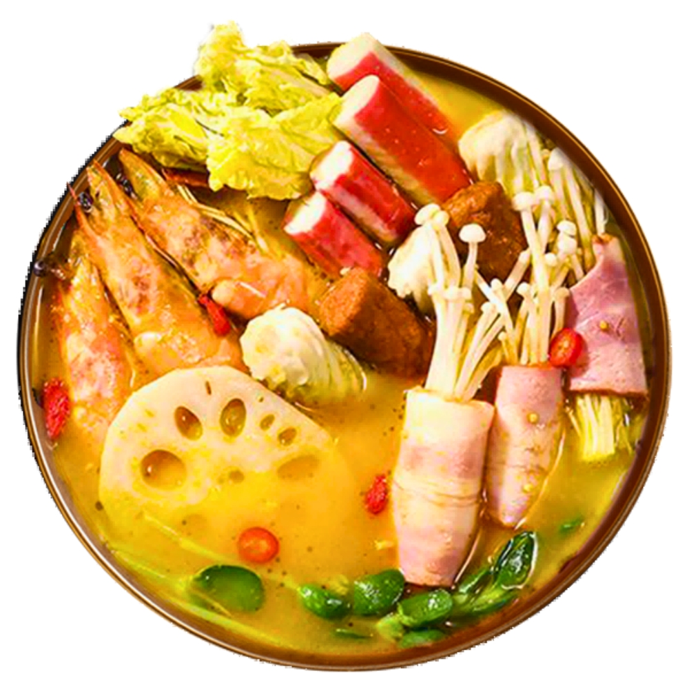 Flavorful chicken fish maw soup with fresh ingredients at Mala Pot & Grill, a Asian Restaurant in Northampton