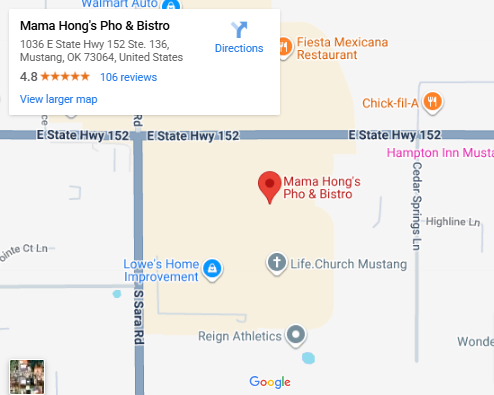 Location, 1036 E State Hwy 152 Ste. 136, Mustang, OK 73064 1036 E State Hwy 152 Ste. 136, Mustang, OK 73064, United States