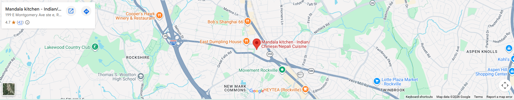 Location 199 E Montgomery Ave ste e, Rockville, MD 20850