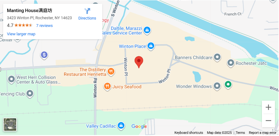 Location, 3423 Winton Place, Rochester, NY 14623