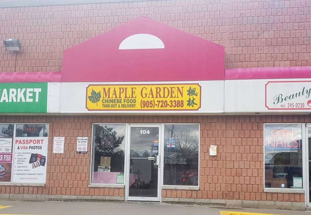 Maple-Garden-Chinese-Restaurant-Exterior-Whitby Exterior of Maple Garden Chinese restaurant in Whitby.