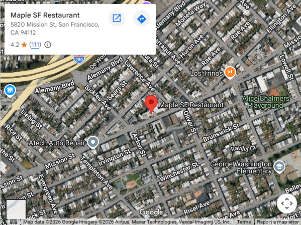 Location,5820 Mission St, San Francisco, CA 94112
