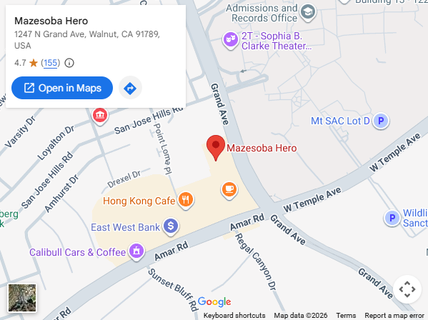 Location, 1247 N Grand Ave, Walnut, CA 91789, United States