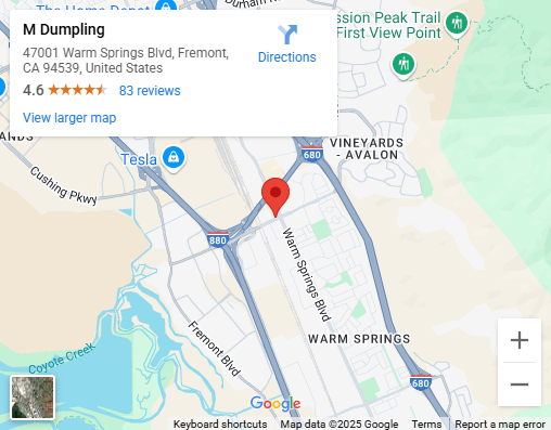 Location, 47001 Warm Springs Boulevard，Fremont, CA 94539