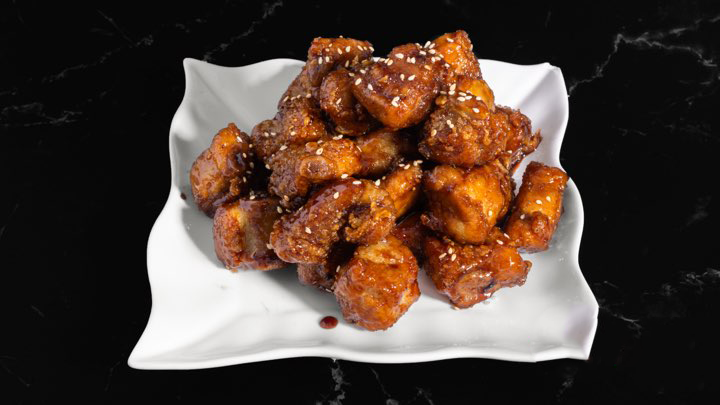 M-Dumpling-Chinese-restaurant-Sweet-&-Sour-Pork-Rib-Fremont Sweet & Sour Pork Rib Crispy pork ribs in sweet - sour sauce at M Dumpling, a Chinese restaurant in Fremont
