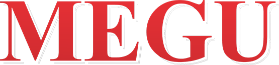 Restaurant logo uses "MEGU" as the logo