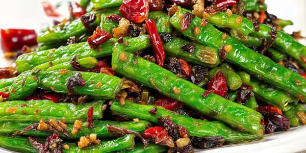 Mei’s-Foodie-Hub-Asian-Restaurant-Dry-Spicy-String-Bean-Andrews Dry Spicy String Bean at Mei's Foodie Hub Asian Restaurant in Andrews