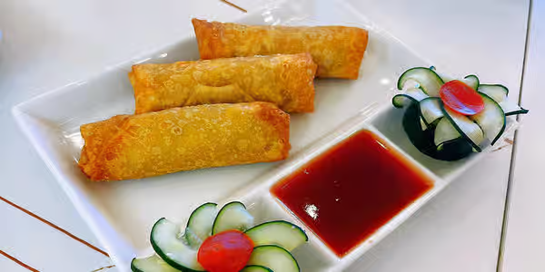 Mei’s-Foodie-Hub-Asian-Restaurant-Egg-Roll-Andrews Egg Roll at Mei's Foodie Hub Asian Restaurant in Andrews