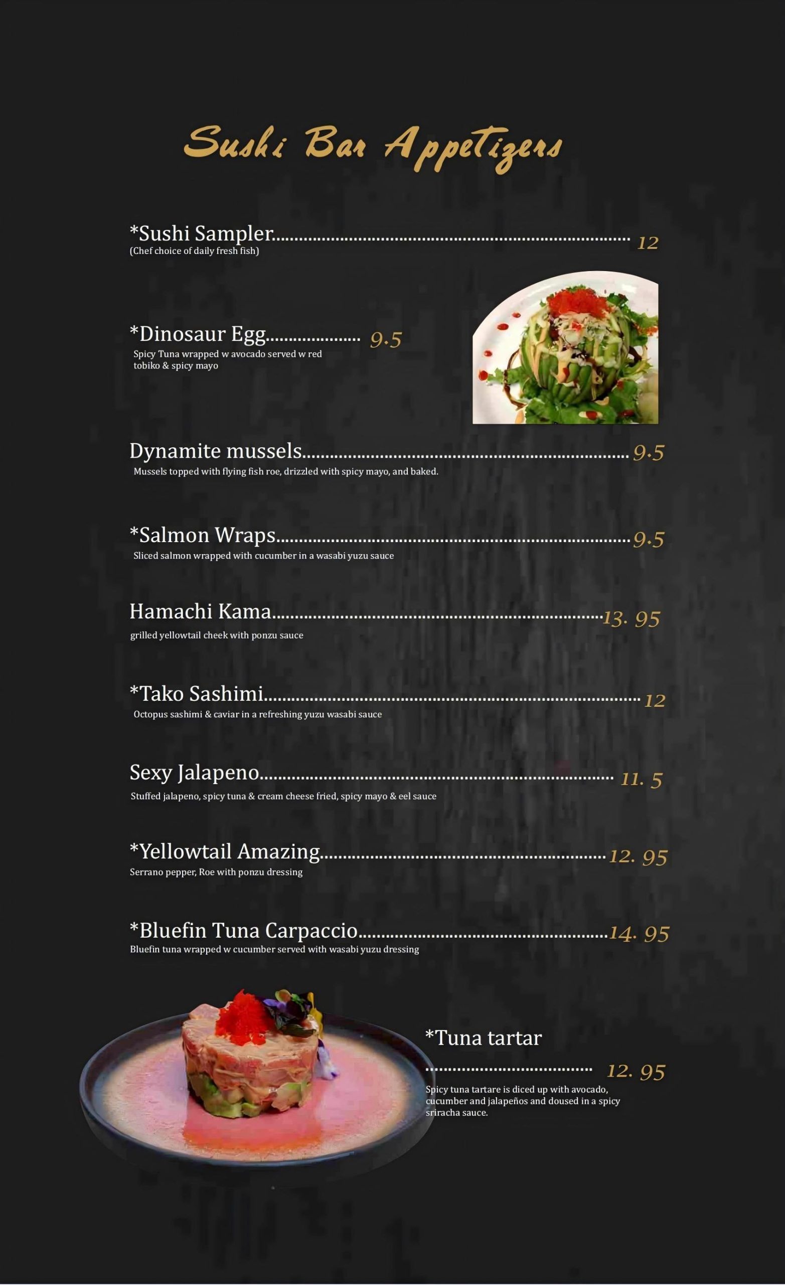 Restaurant menu 2