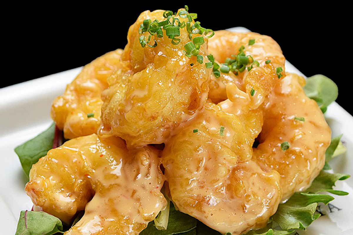 bang bang shrimp at M Fresh，a Asian Fusion Restaurant in Duncan