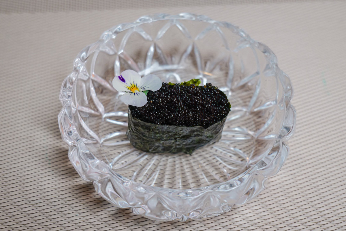 black tobiko at M Fresh，a Asian Fusion Restaurant in Duncan