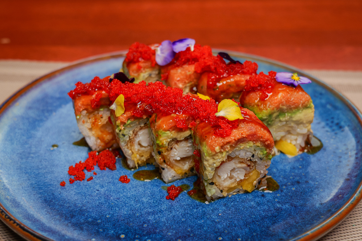 christmas roll at M Fresh，a Asian Fusion Restaurant in Duncan