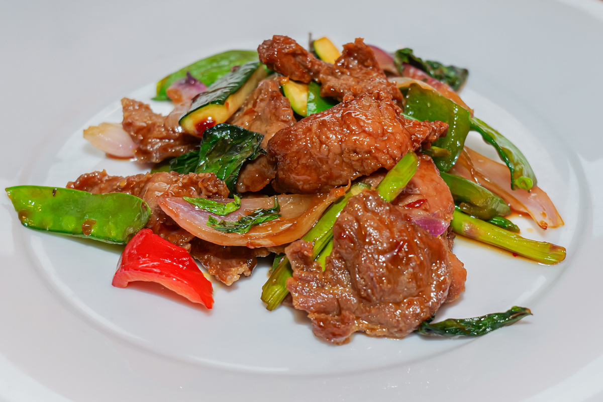 suchuan beef at M Fresh，a Asian Fusion Restaurant in Duncan