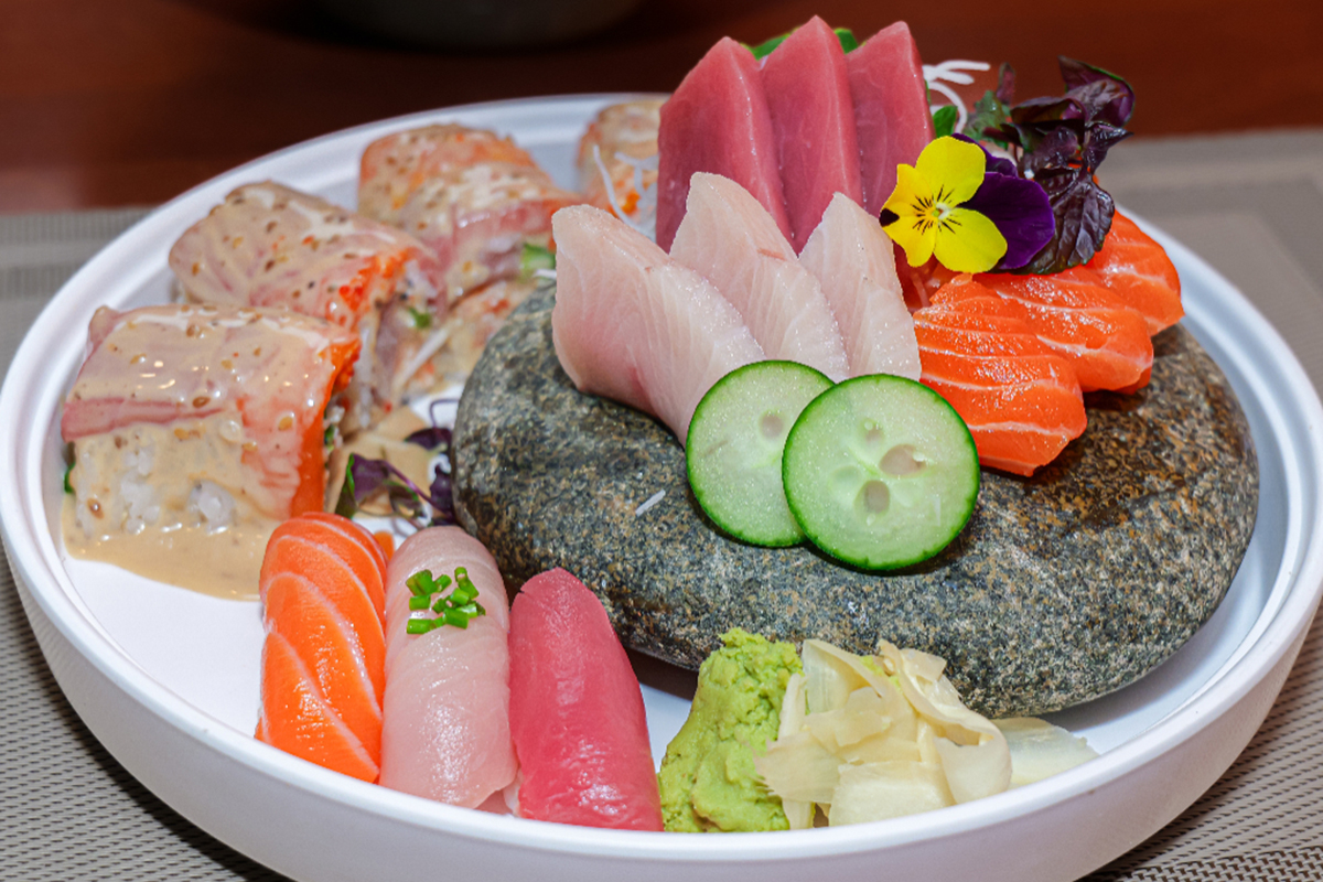 tri color at M Fresh，a Asian Fusion Restaurant in Duncan