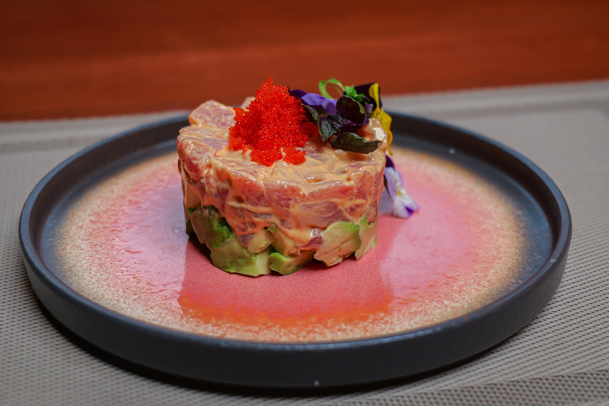 tuna tartar at M Fresh，a Asian Fusion Restaurant in Duncan