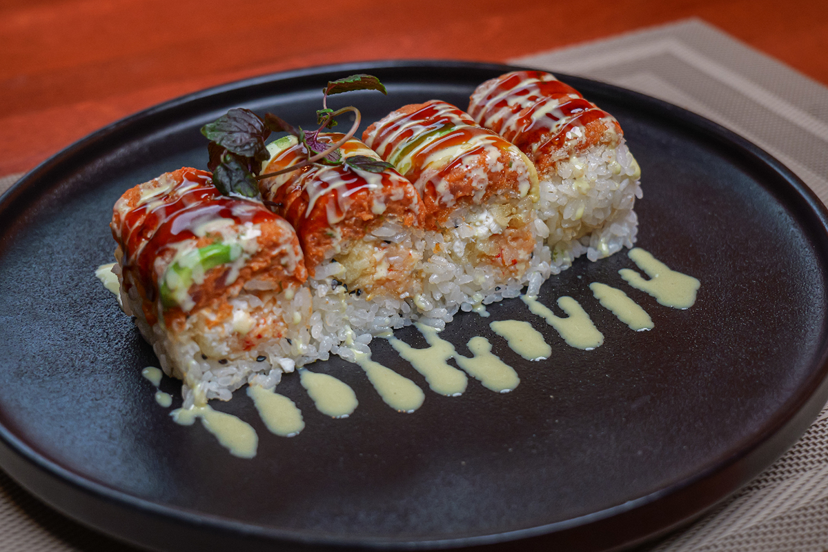 twister roll at M Fresh，a Asian Fusion Restaurant in Duncan