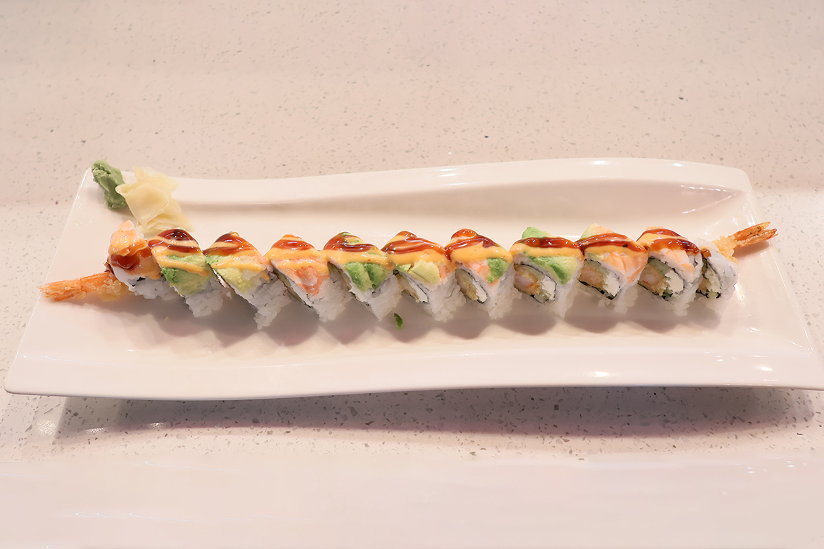Shrimp Tempura Roll at M Fresh，a Asian Fusion Restaurant in Duncan