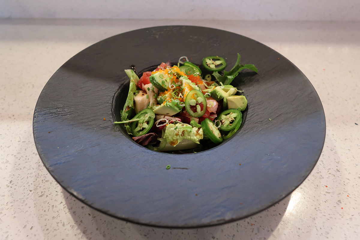 Vegetable and Avocado Salad at M Fresh，a Asian Fusion Restaurant in Duncan