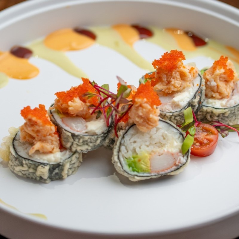 autumn roll at M Fresh, an Asian Fusion Restaurant in Duncan