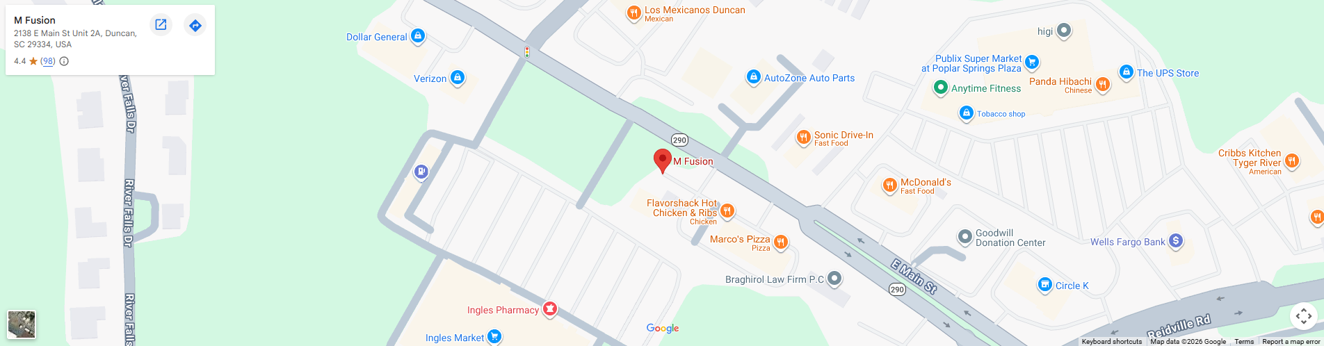 Location, 2138 E Main St Unit 2A, Duncan, SC 29334 Location, 2138 E Main St Unit 2A, Duncan, SC 29334