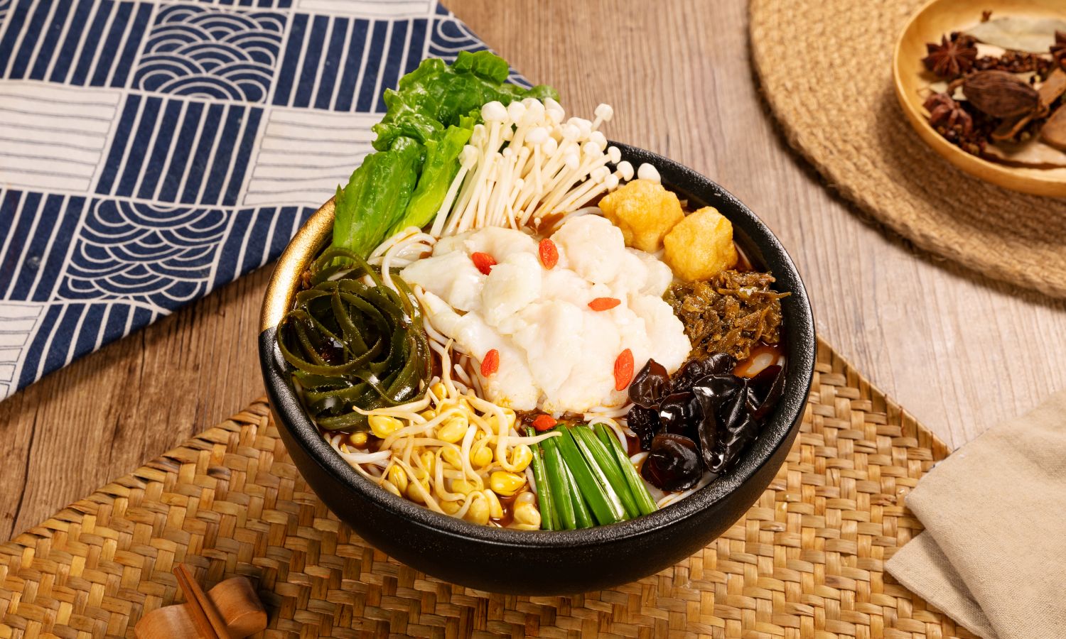 ShiMiaoDao-Yunnan-Rice-Noodles-Chinese-Noodle-Restaurant-Fish-Fillet-with-Pickled-Vegetable-Rice-Noodle-Flushing Fish Fillet with Pickled Vegetable Rice Noodle at ShiMiaoDao Yunnan Rice Noodles,a Chinese Noodle Restaurant in Flushing