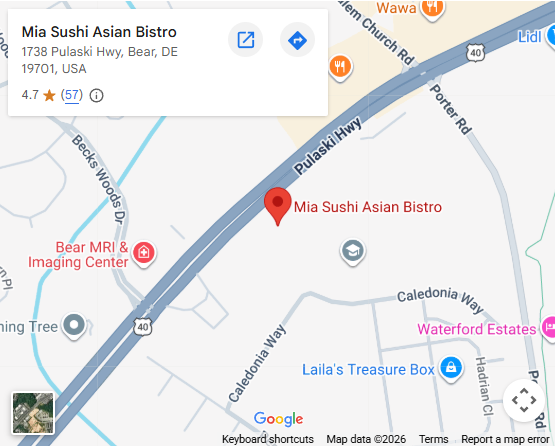 Location, 1738 Pulaski Hwy, Bear, DE 19701