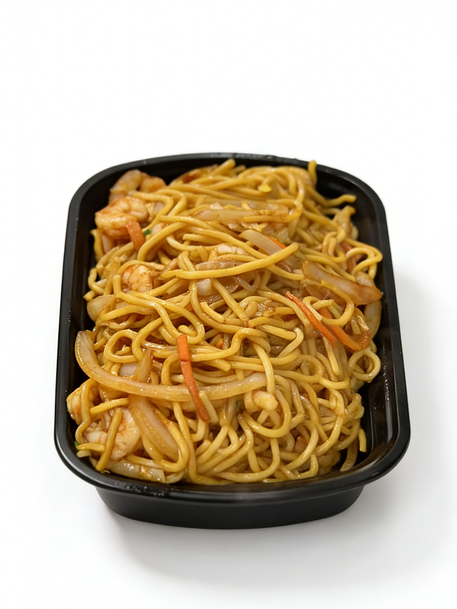 shrimp lo mein at Mia Sushi Asian Bistro，a Asian Restaurant in Bear