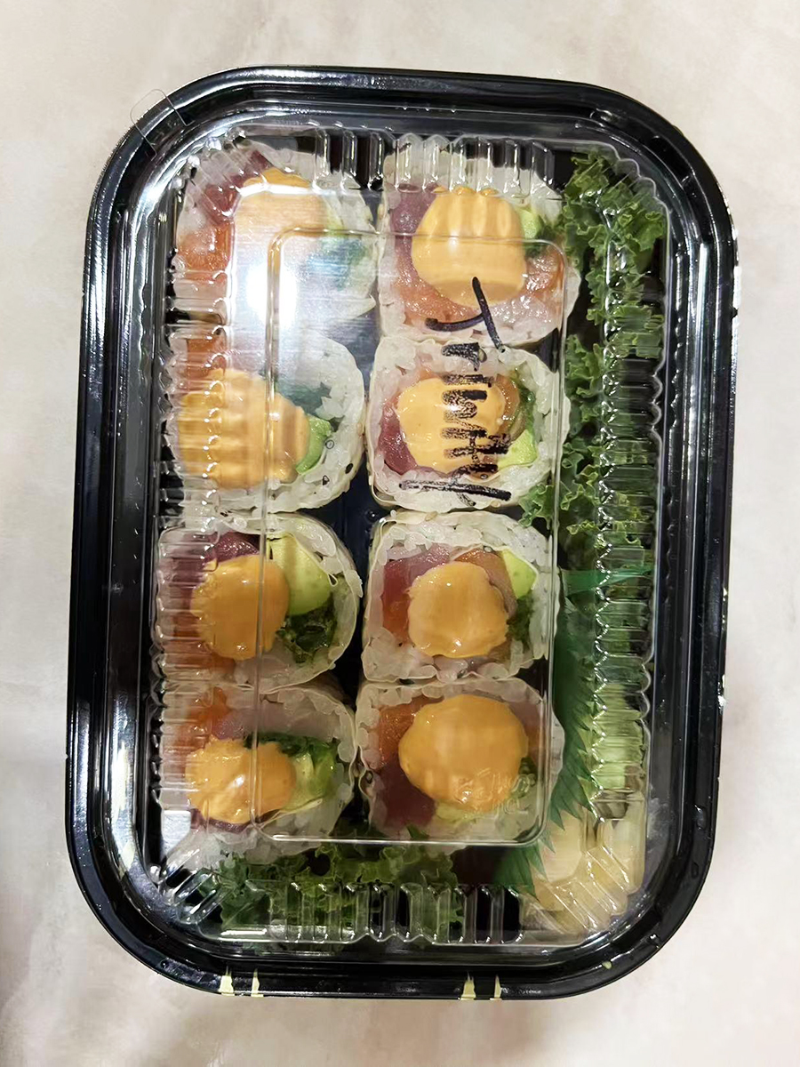 trinity roll at Mia Sushi Asian Bistro，a Asian Restaurant in Bear