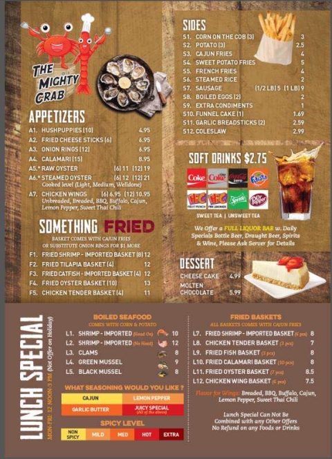 The Mighty Crab-Juicy Seafood & Bar Restaurant丨Online Order丨Queens | NY