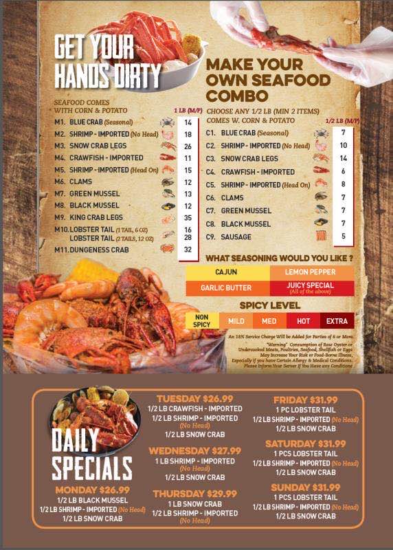 The Mighty CrabJuicy Seafood & Bar Order丨Queens NY