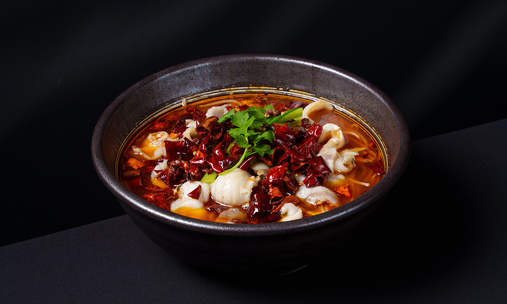 Boiled Fish Fillet at Min Du Sheng Yan 闽都盛宴，a Chinese Restaurant in Queens
