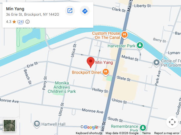 Location, 36 Erie St, Brockport, NY 14420