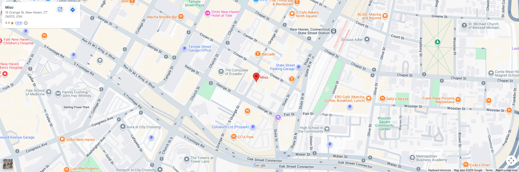 Location, 15 Orange St, New Haven, CT 06510, United States Location, 15 Orange St, New Haven, CT 06510, United States