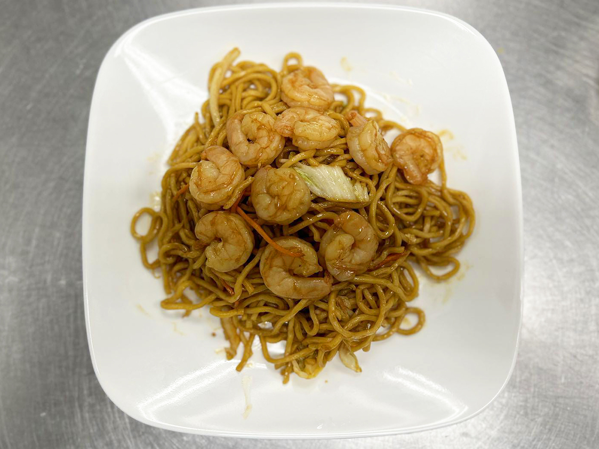 Shrimp Pasta at Mister Wok Chinese Kitchen, a Chinese Restaurant in Downingtown