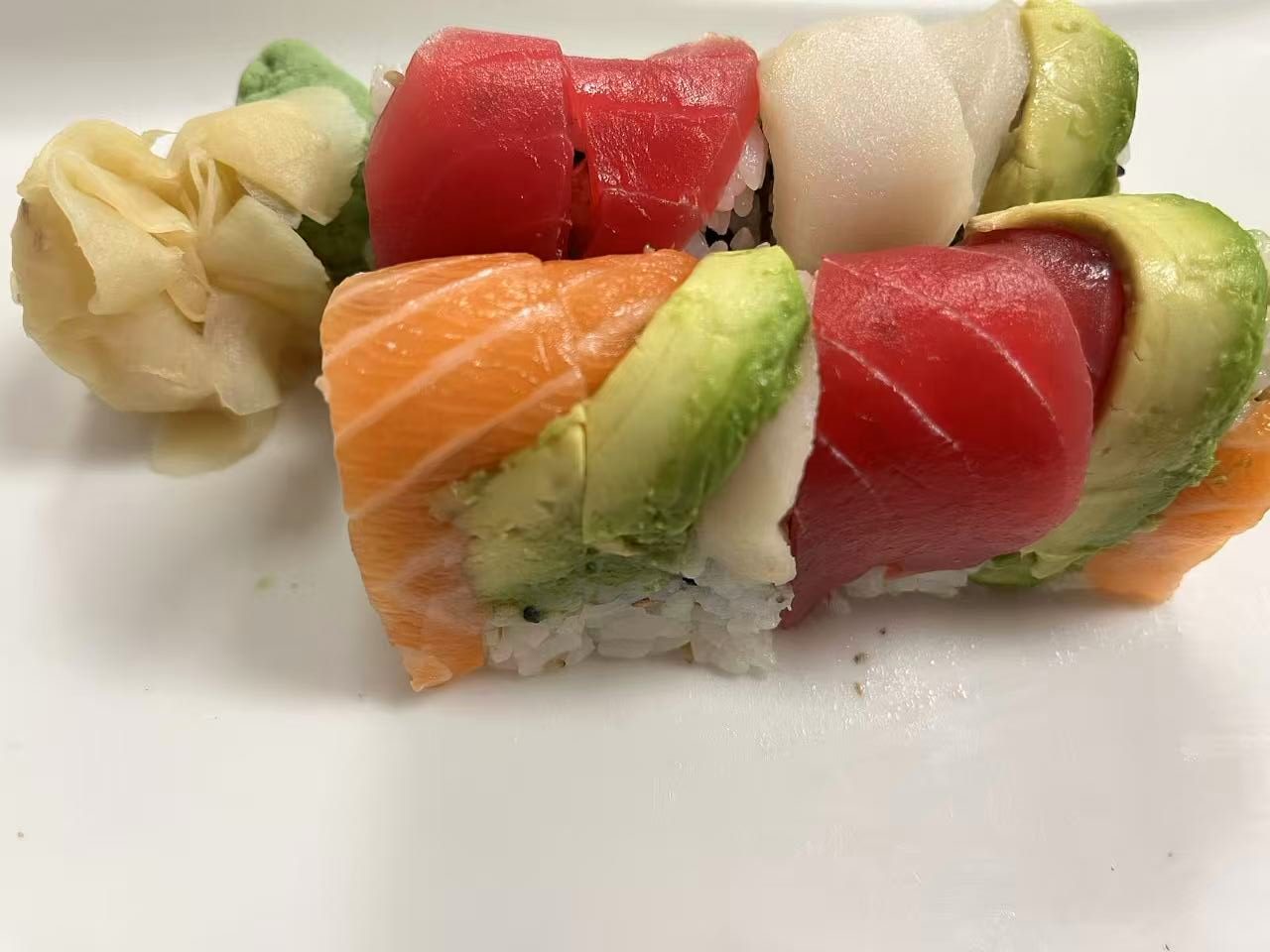 Rainbow Roll at Mizu Premium AYCE, Japanese Restaurant in Jacksonville