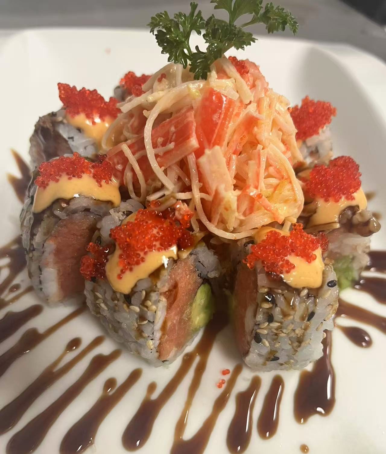Volcano Roll at Mizu Premium AYCE, Japanese Restaurant in Jacksonville