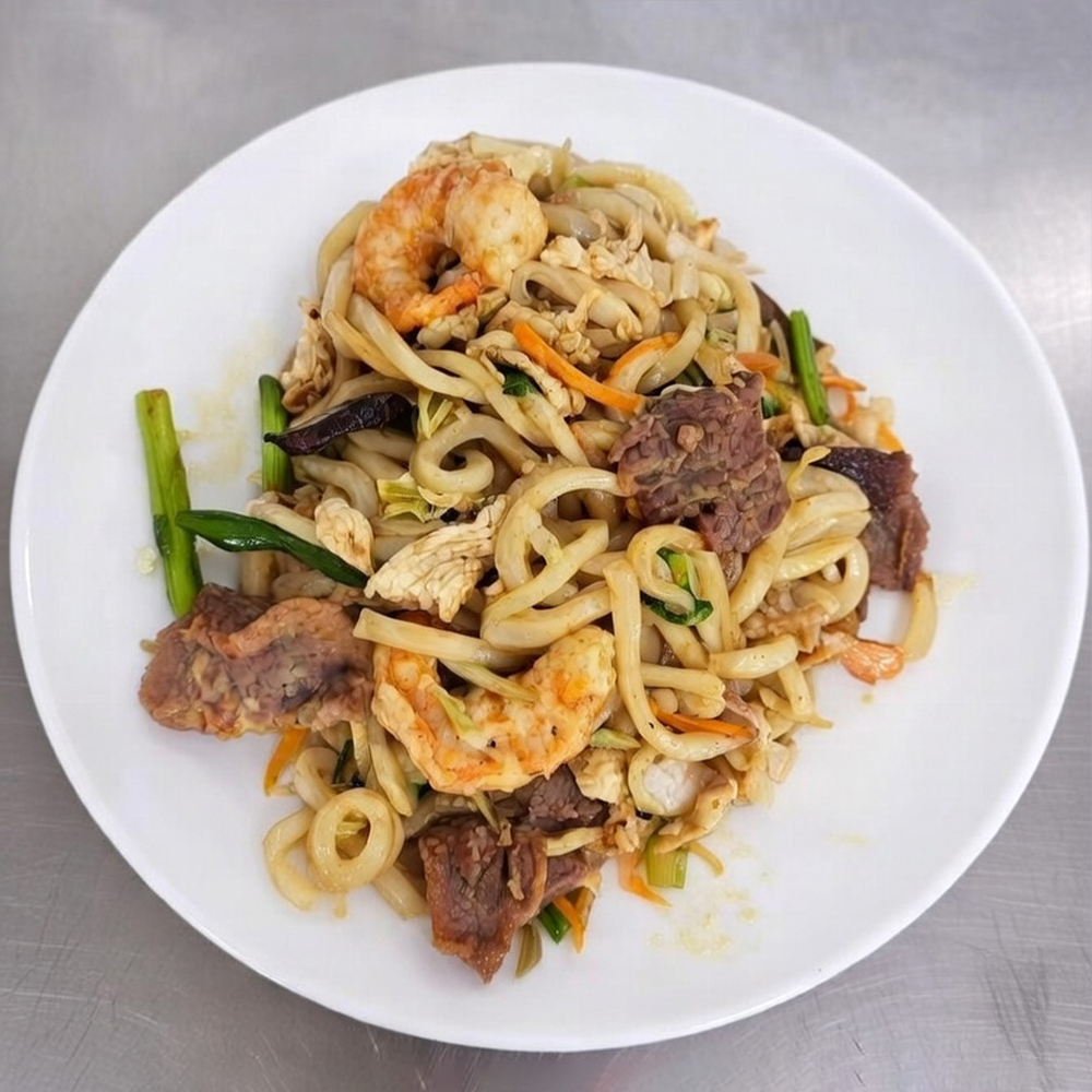 Beef and Shrimp Udon at Mizu Premium AYCE, Japanese Restaurant in Jacksonville