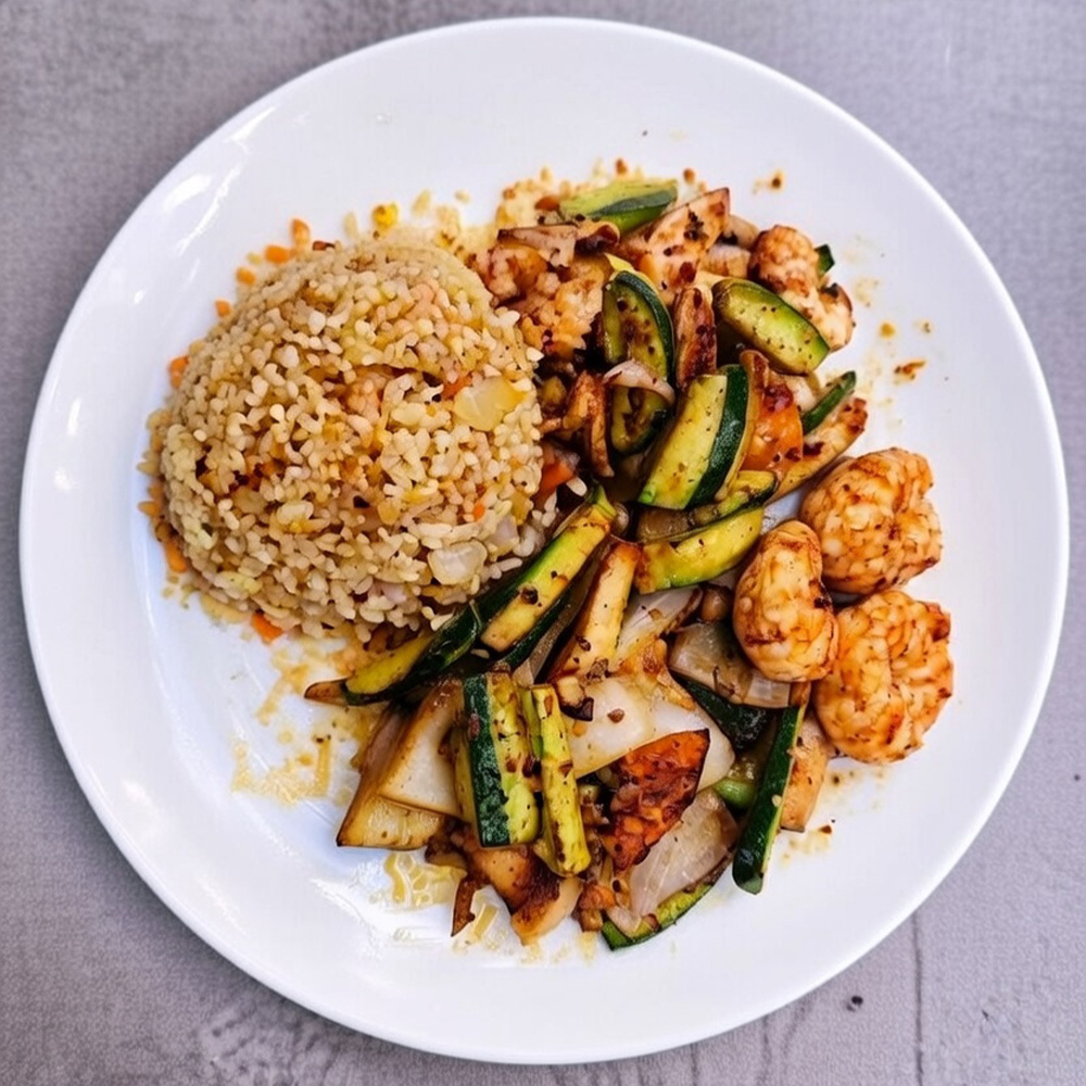 Shrimp and Vegetable Fried Rice at Mizu Premium AYCE, Japanese Restaurant in Jacksonville