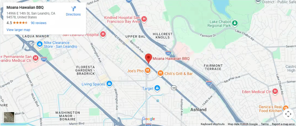 Location, 14966 E 14th St, San Leandro, CA 94578