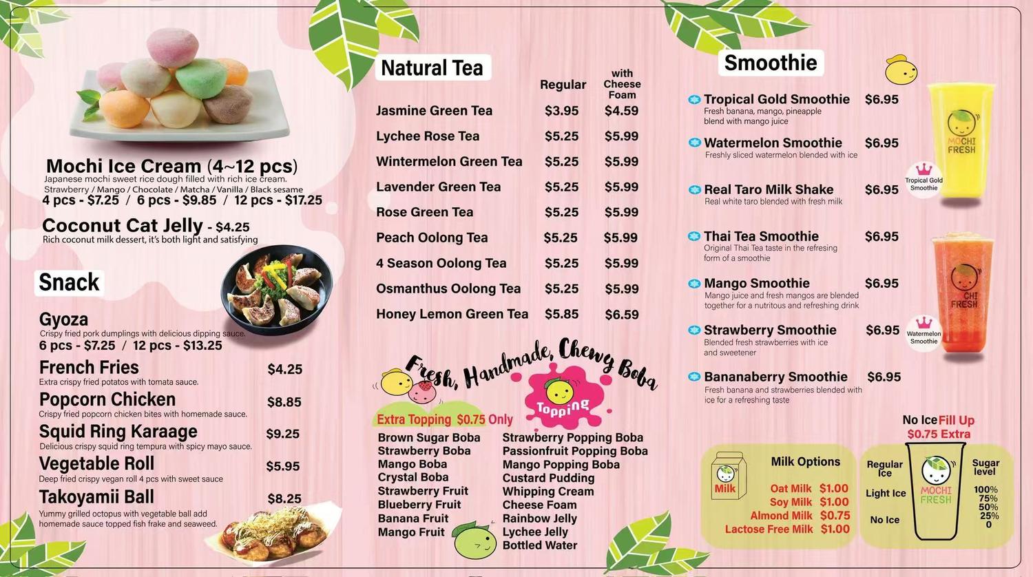 Restaurant menu 2, detailed description provided below