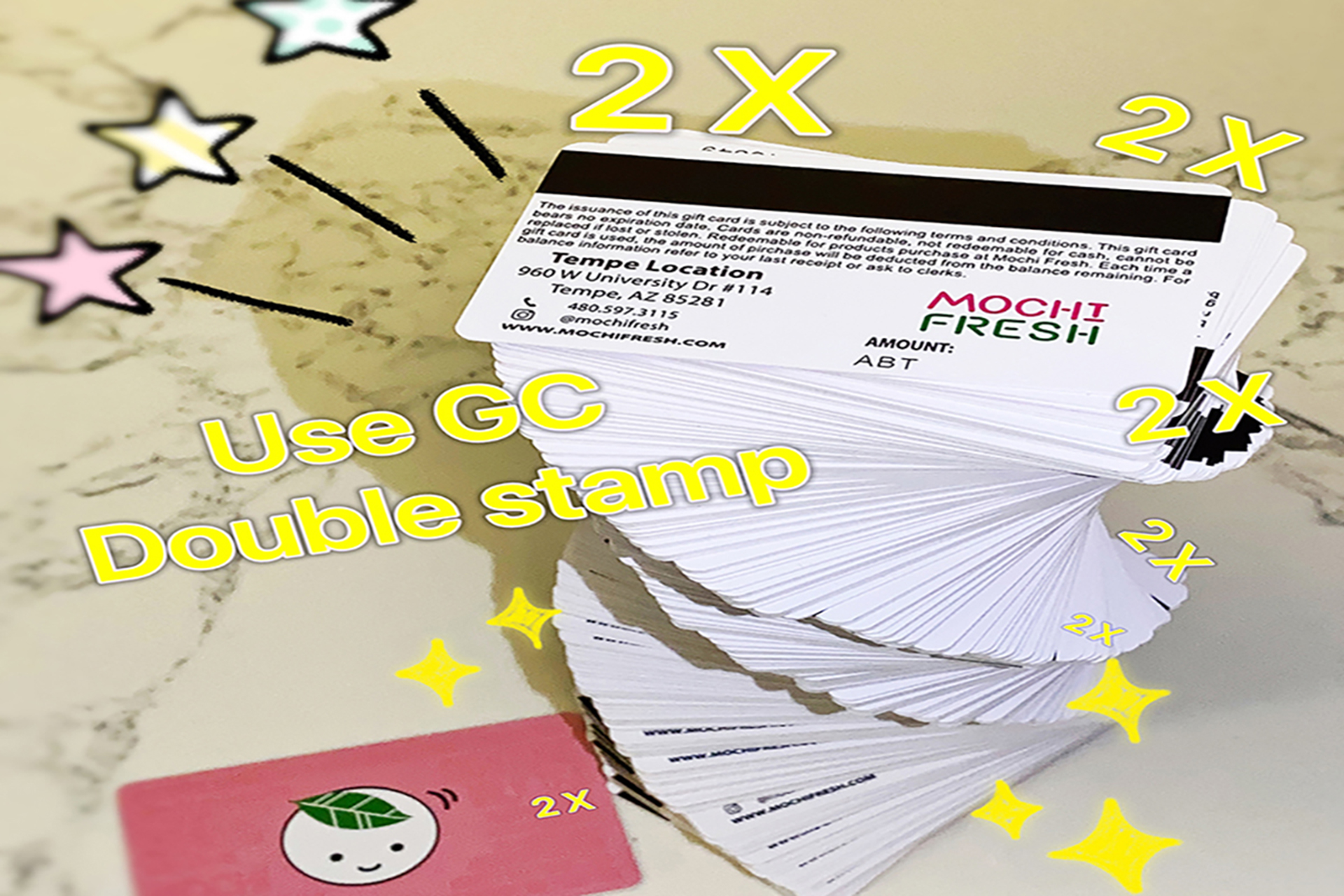 Mochi Fresh gift cards promotion