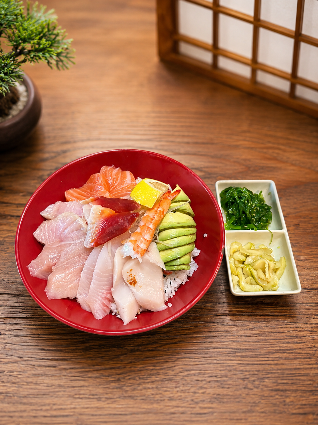 Chirashi Bowl at Momo Sushi & Asian Bistro, Pan-Asian Fusion Restaurant in Sugar Land