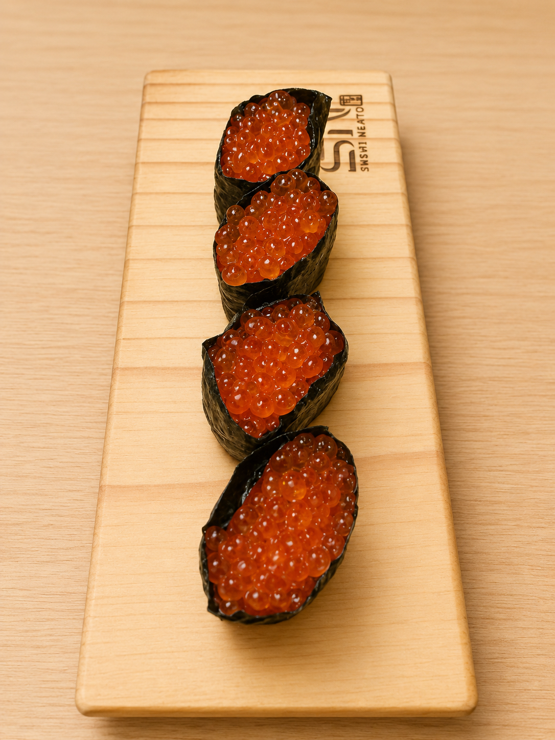 Salmon Roe Gunkan at Momo Sushi & Asian Bistro, Pan-Asian Fusion Restaurant in Sugar Land