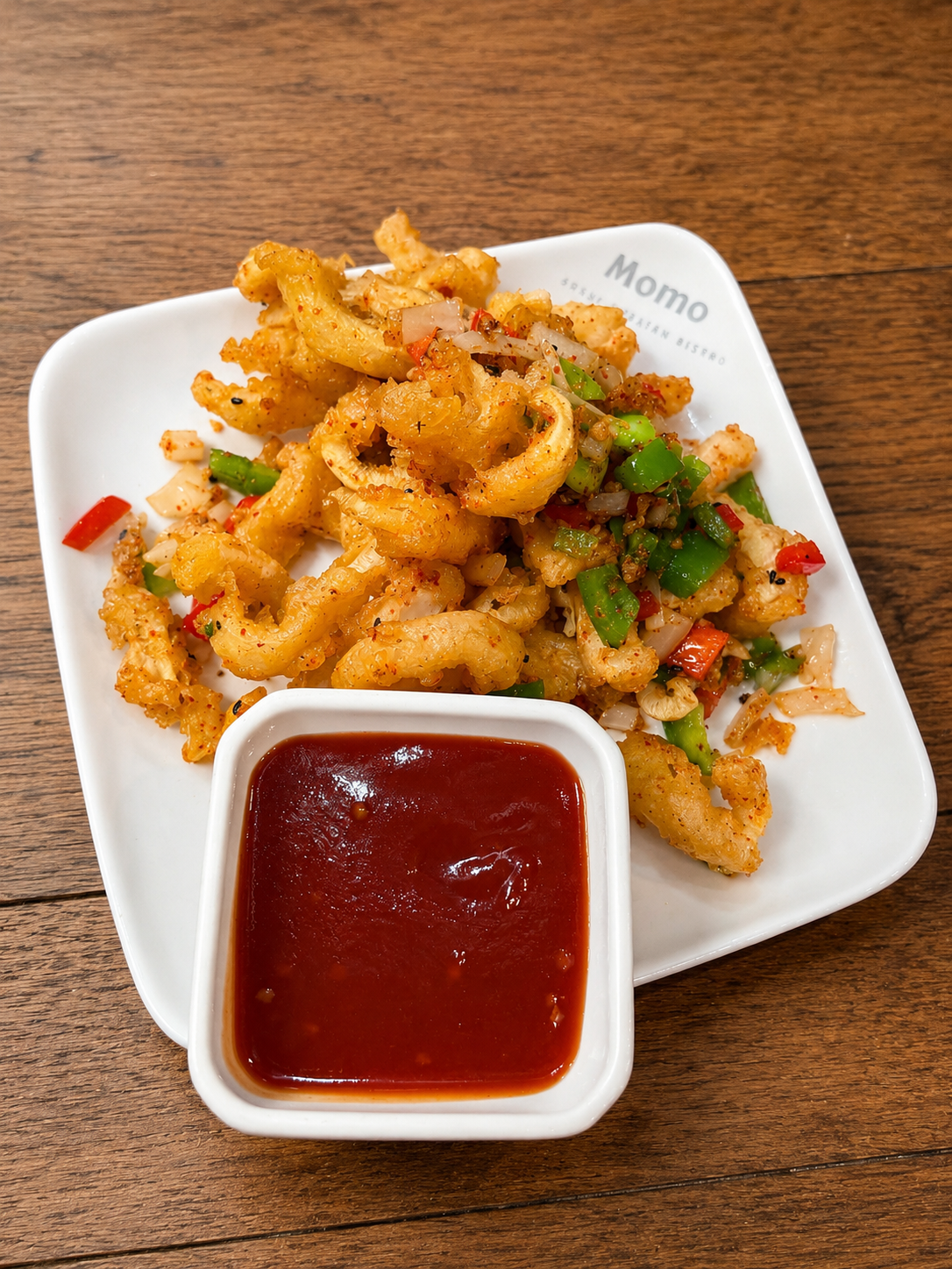Salt and Pepper Calamari at Momo Sushi & Asian Bistro, Pan-Asian Fusion Restaurant in Sugar Land