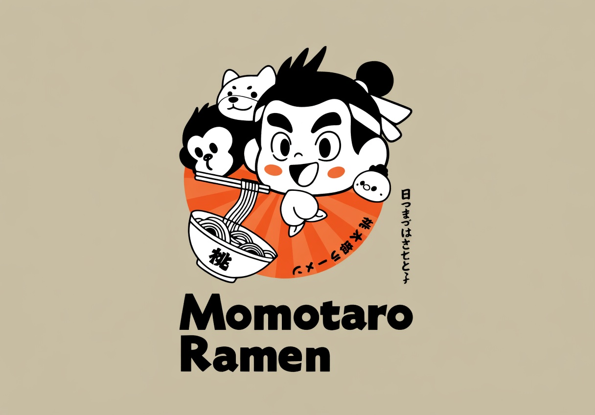 Momotaro Ramen Logo