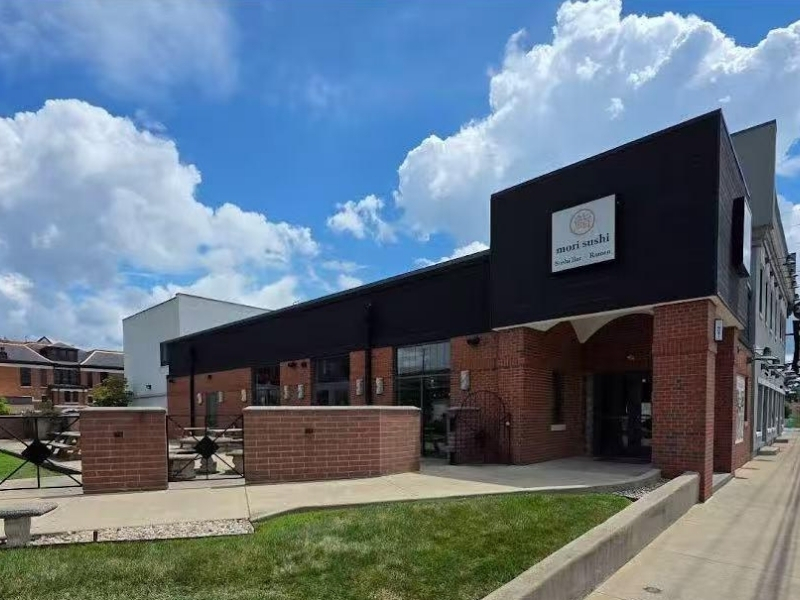 Exterior of Mori Sushi, a Japanese Restaurant in Indianapolis