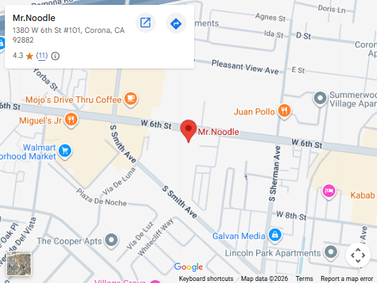 Location, 1380 W 6th St #101, Corona, CA 92882