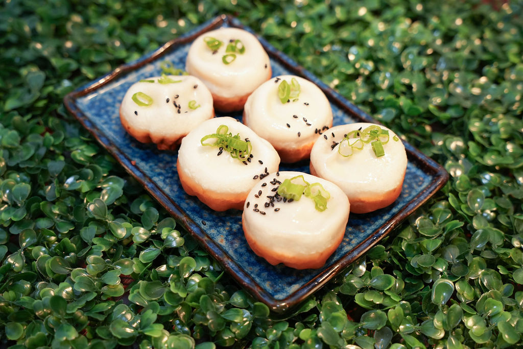 Pan-fried pork bun from Mr. Bao Kitchen, a Chinese restaurant in Mountain View