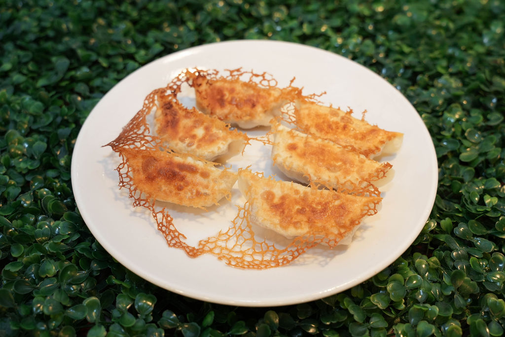 Potsticker from Mr. Bao Kitchen, a Chinese restaurant in Mountain View