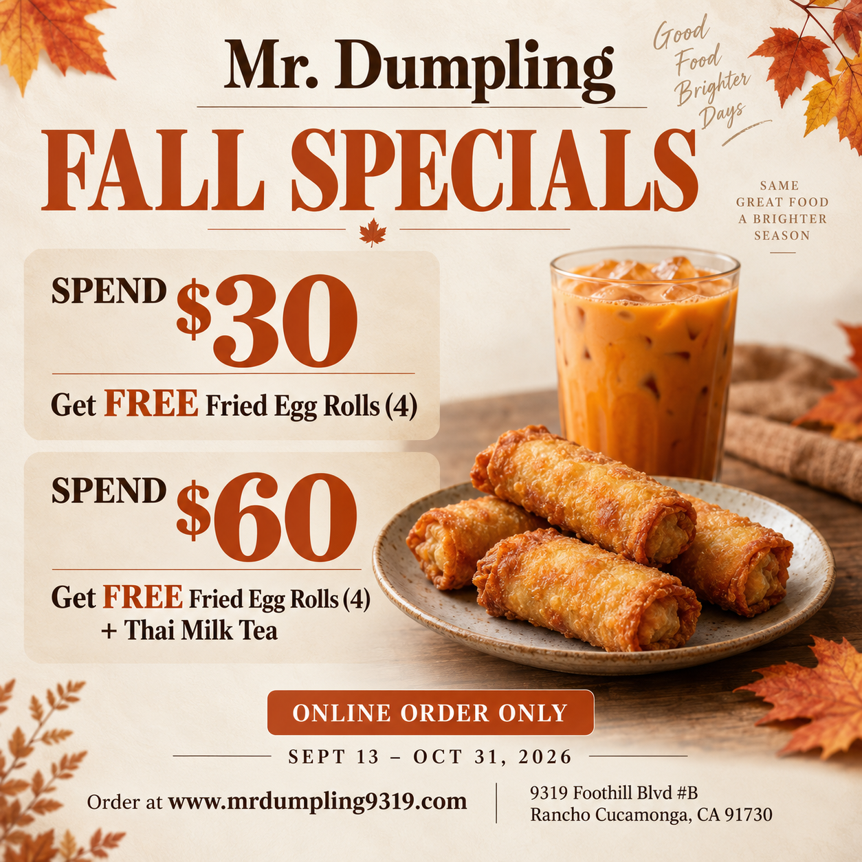 Crab N Go seafood platter promo - 10% off online orders $45+ at Liverpool, NY location.